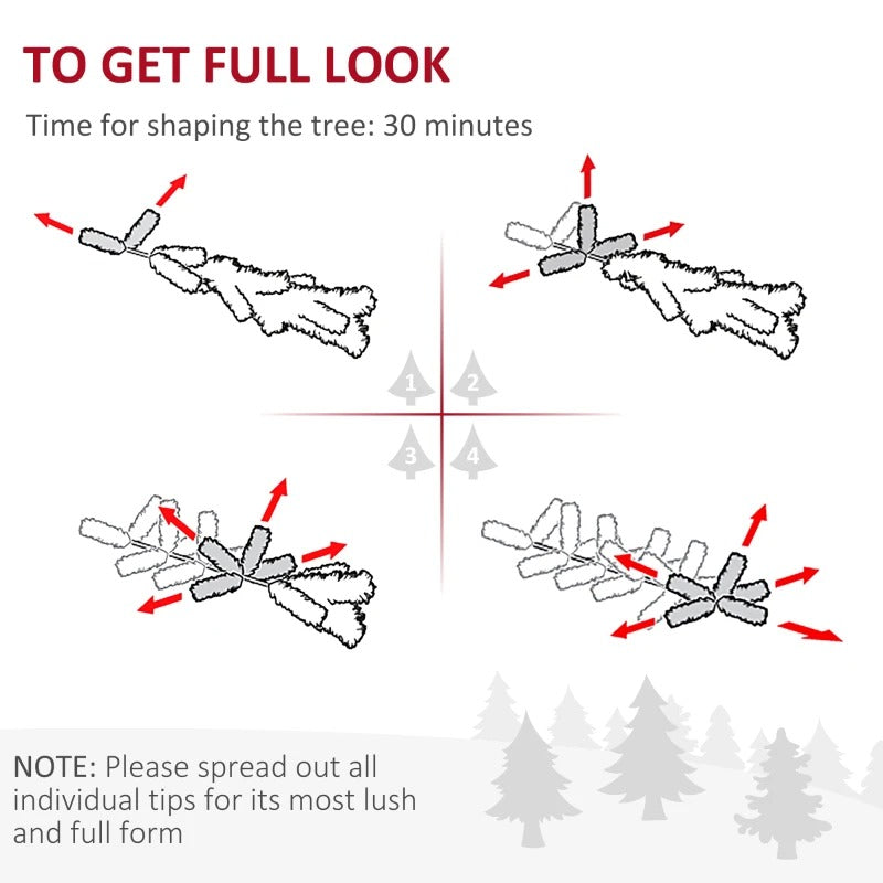 NEW 7ft 499-Tip Unlit Slim Pencil Artificial Christmas Holiday Xmas Tree Decor w Base, Pink