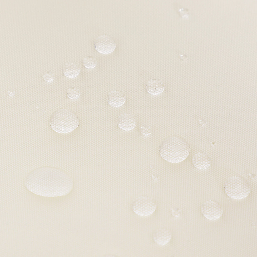 4pc PE Rattan Wicker Round Canopy Daybed Lounge Outdoor Patio Sofa w Cushions, Black, Cream White