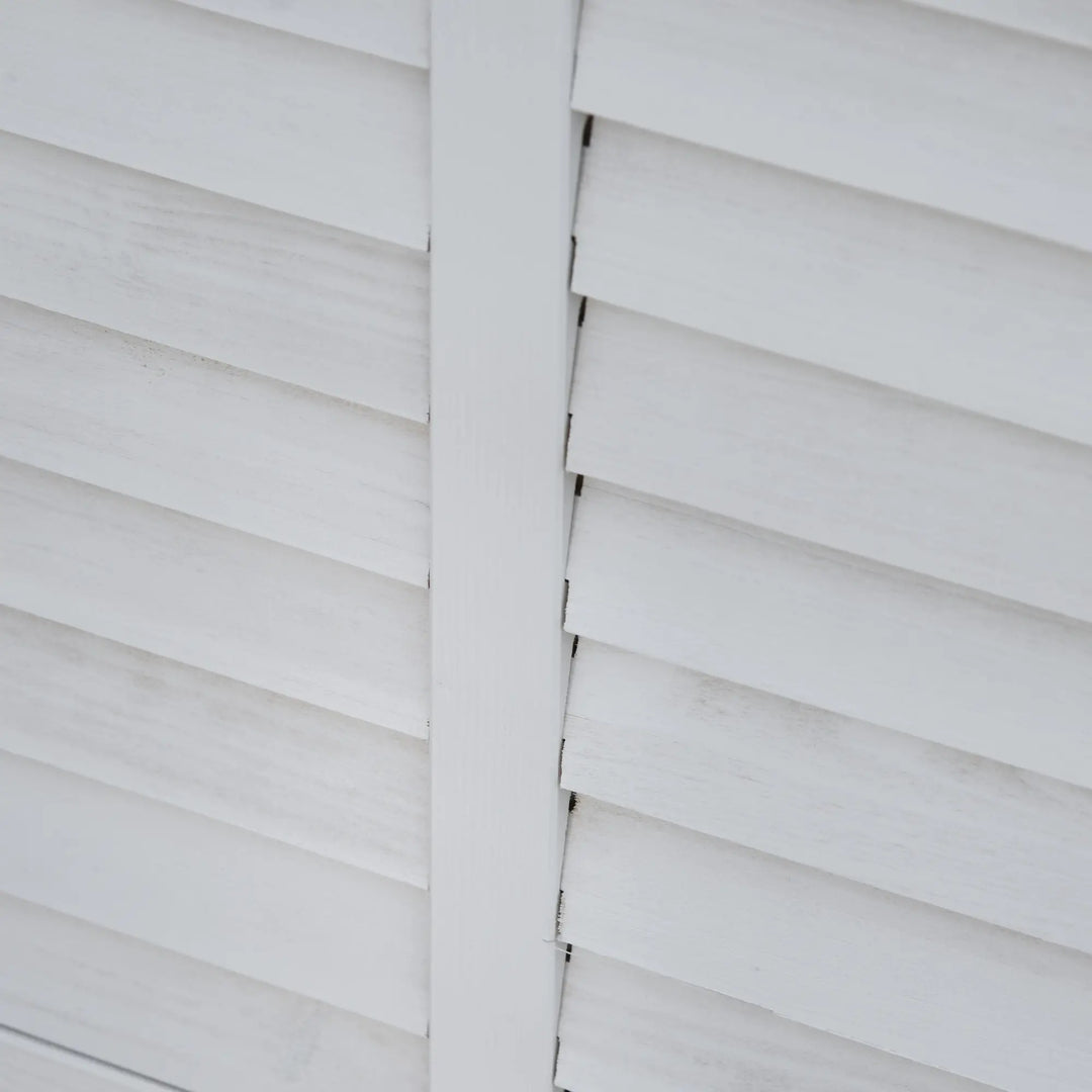 50" 75 Gal Fir Wood Deck Box Storage Bin Container for Cushions Tools Outdoor Patio, White Stain