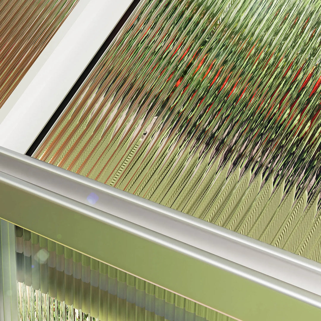 8' x 6' x 6.6' Walk-in Aluminum PC Hard Sided Greenhouse w Foundation for Outdoor Plants Gardening