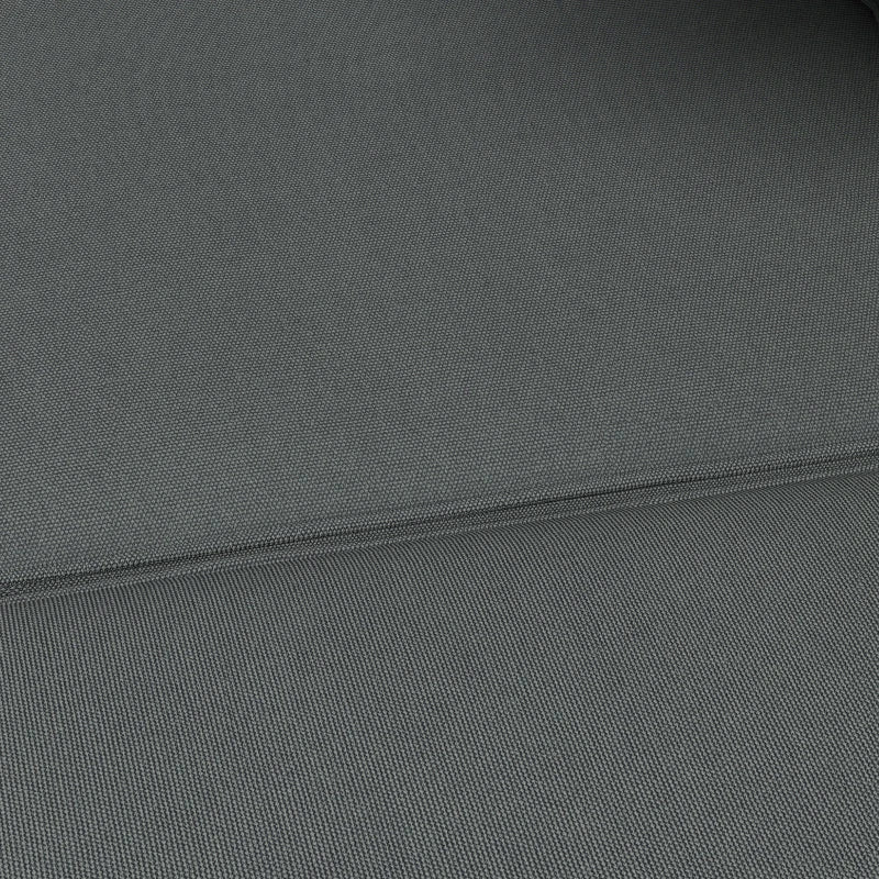 14pc Replacement Back and Seat Cushions for Outdoor Rattan 7pc Patio Furniture Set - Grey