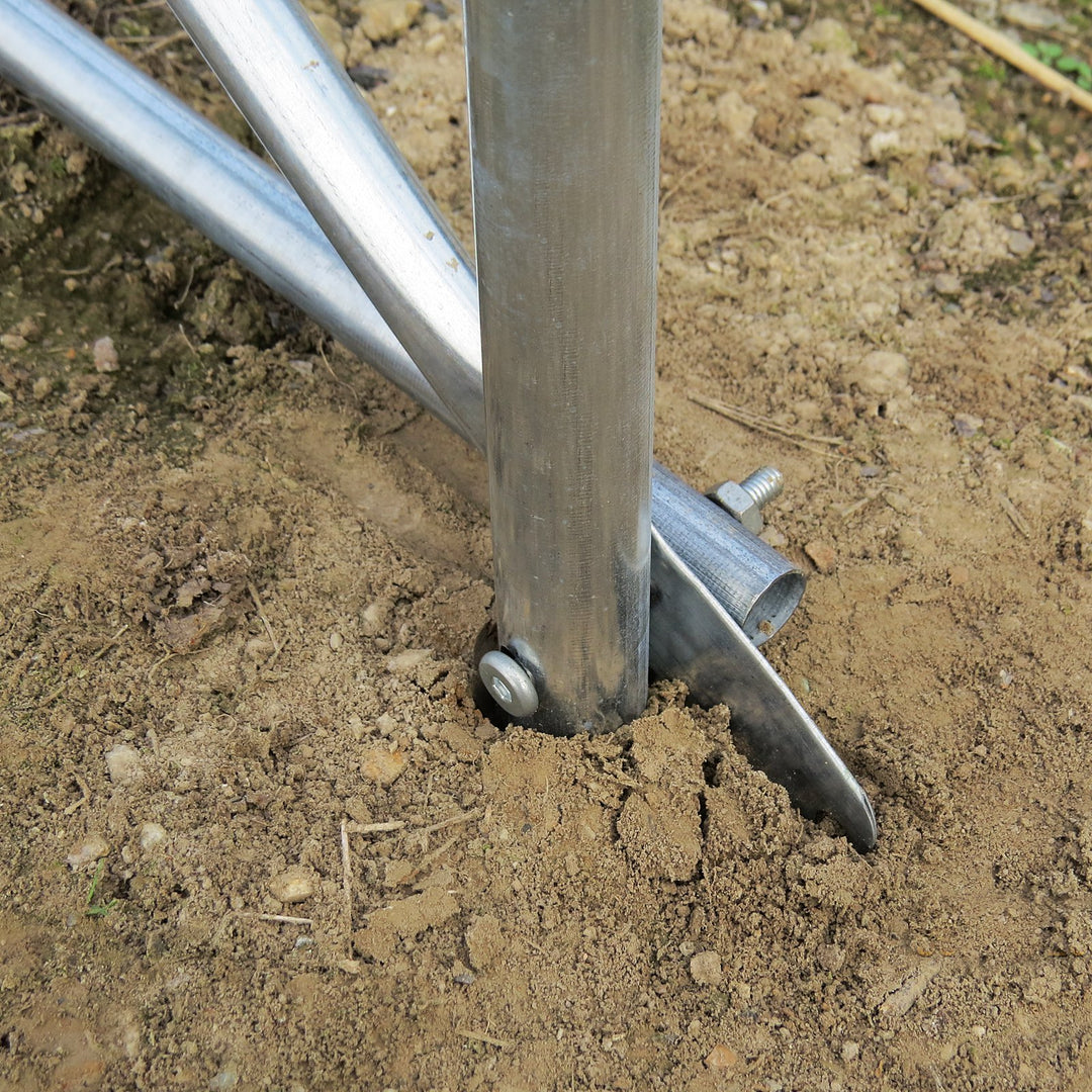 19.5' x 10' x 7' Large Heavy Duty Walk-in Tunnel Greenhouse w Door Windows Outdoor Garden Green