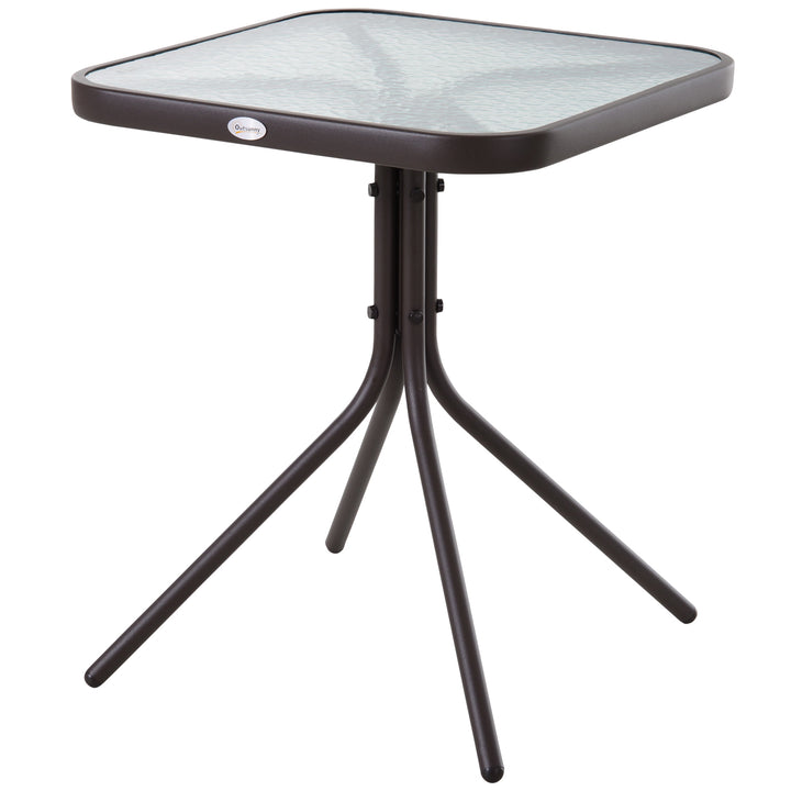 3pc Rocker Glider Bistro Seat Chairs w Table for Patio Backyard Garden Deck Porch, Brown & Grey