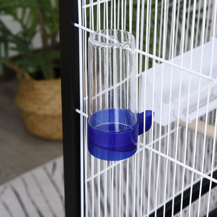 54-Inch Bird Cage - Black and White