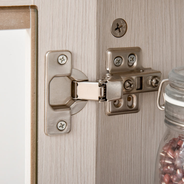 Rustic Sideboard Indoor Kitchen Storage Buffet Cabinet Cupboard & Hutch for Dining Room - Grey