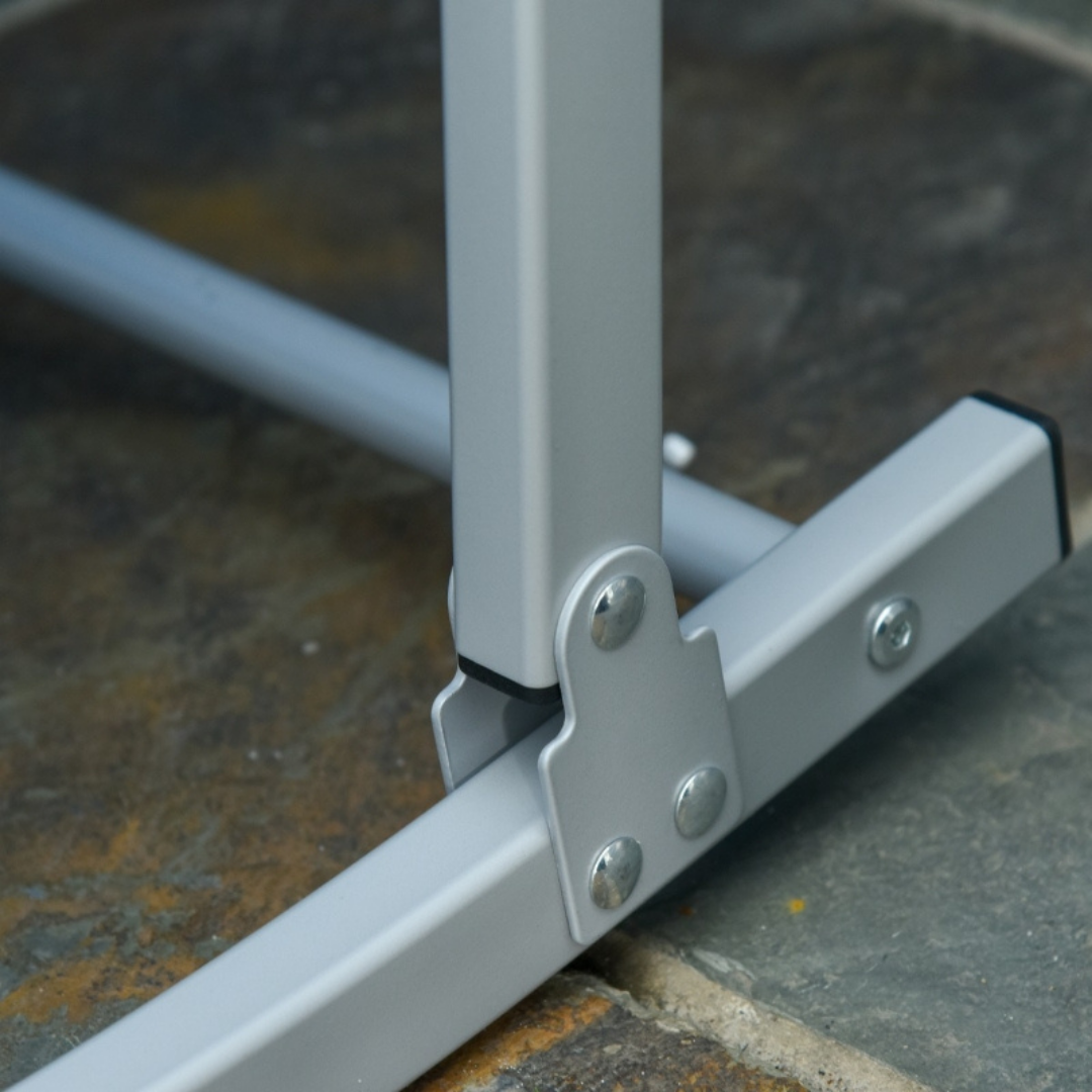 2pc S-Shaped Aluminum Foldable Sun Lounger Chair, Patio Tanning Beach Pool Deck Garden, Blue