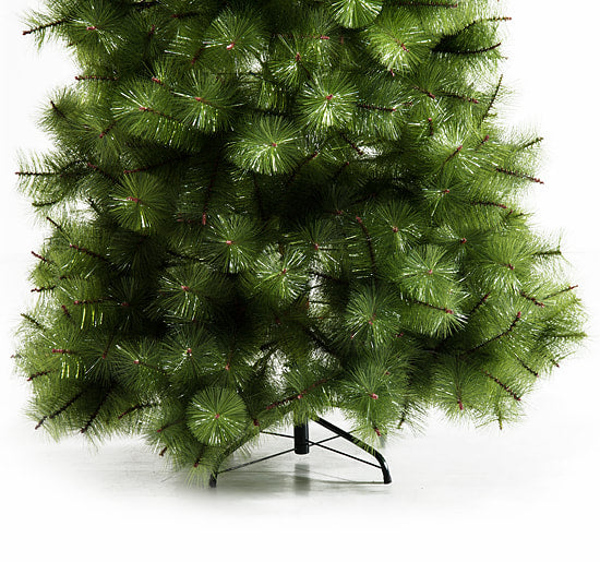 7ft 505-Tip Artificial Pine Holiday Christmas Tree w/ Metal Base Xmas Decor - Green