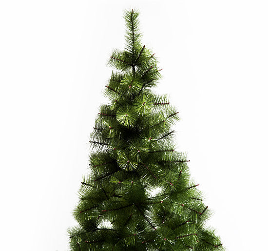 7ft 505-Tip Artificial Pine Holiday Christmas Tree w/ Metal Base Xmas Decor - Green