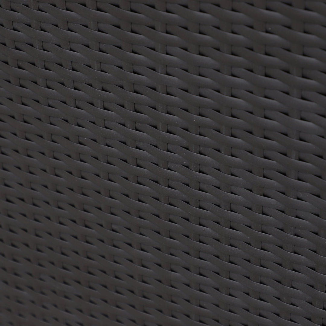 6pc PE Rattan Wicker L-Shape Sectional Conversation Set w/ Cushions Outdoor Patio – Cream White