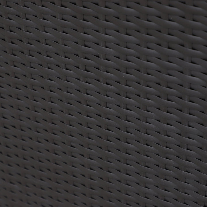 6pc PE Rattan Wicker L-Shape Sectional Conversation Set w/ Cushions Outdoor Patio – Cream White