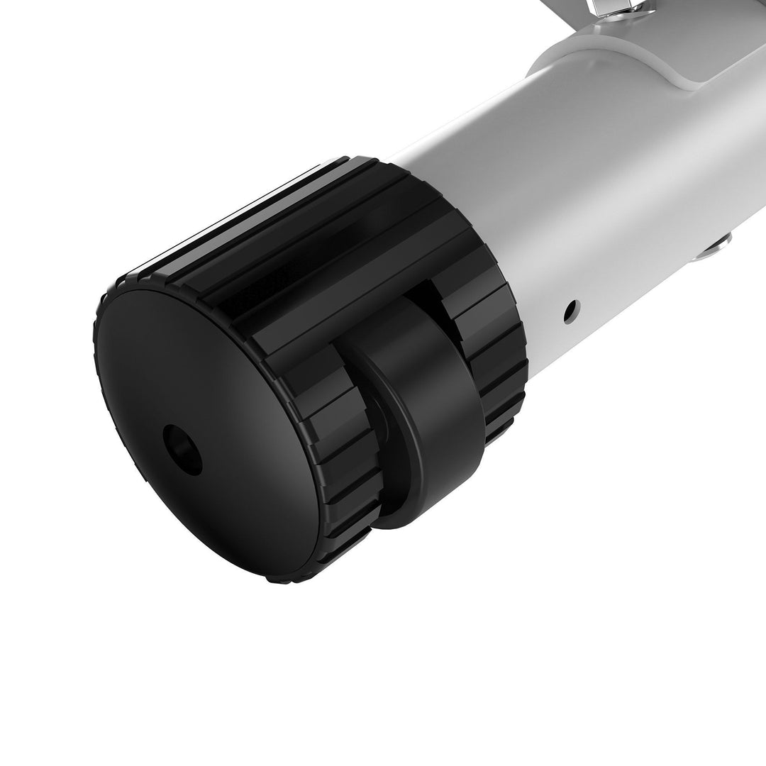 Compact Folding Adjustable Upright Stationary Exercise Bike w/ Resistance & LCD Display - Black