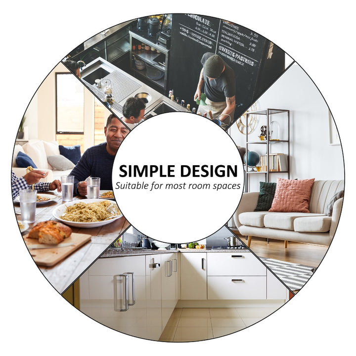 Set of 2 Modern Faux Leather Bar Counter High Stool Dining Chairs w/ Steel Metal Legs, Black