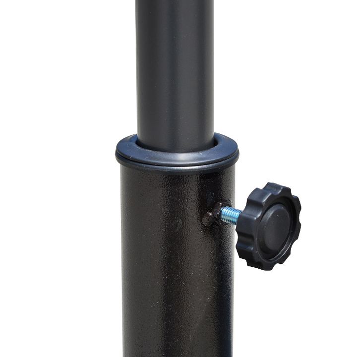 18.5", 34.1lbs Round Resin Umbrella Base Stand for Φ1.5-Φ1.9" Pole Sun Shade for Patio - Bronze