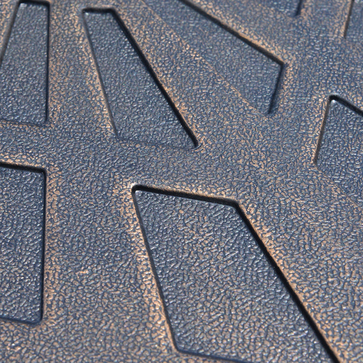 18.5", 34.1lbs Round Resin Umbrella Base Stand for Φ1.5-Φ1.9" Pole Sun Shade for Patio - Bronze