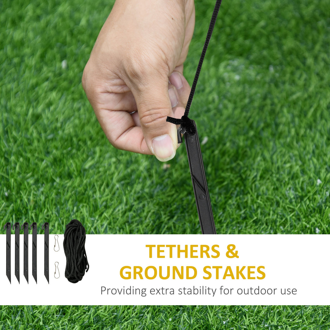 6ft Inflatable Holiday Christmas Blow-Up, LED Lights Indoor Outdoor, Tree w Star, Santa, Dog