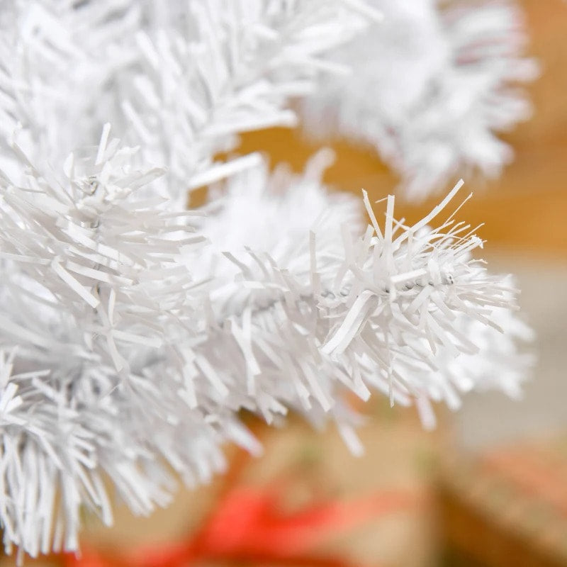 7ft 1230-Tip Lush Artificial Christmas Holiday Winter Tree w Metal Base Xmas Decor - White