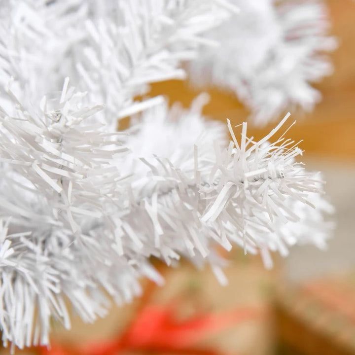 7ft 1230-Tip Lush Artificial Christmas Holiday Winter Tree w Metal Base Xmas Decor - White