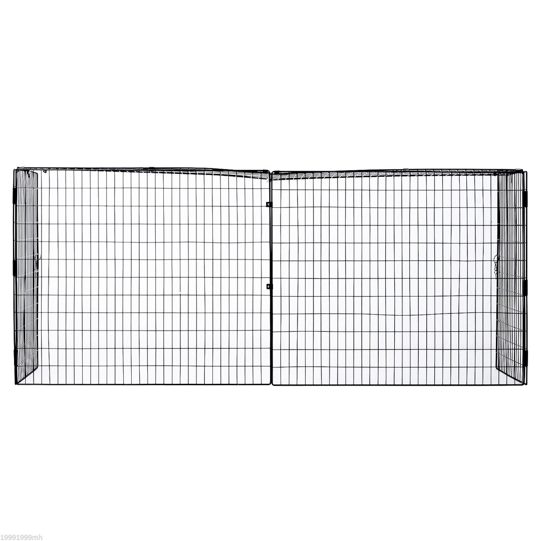 Extendable Fireplace Fire Screen Guard Fence Child Pet Safe Foldable for Living Room - Black