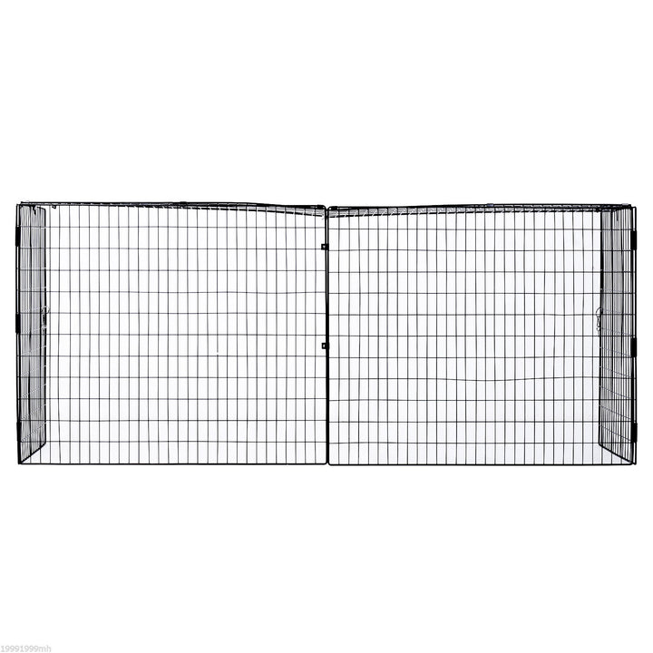 Extendable Fireplace Fire Screen Guard Fence Child Pet Safe Foldable for Living Room - Black