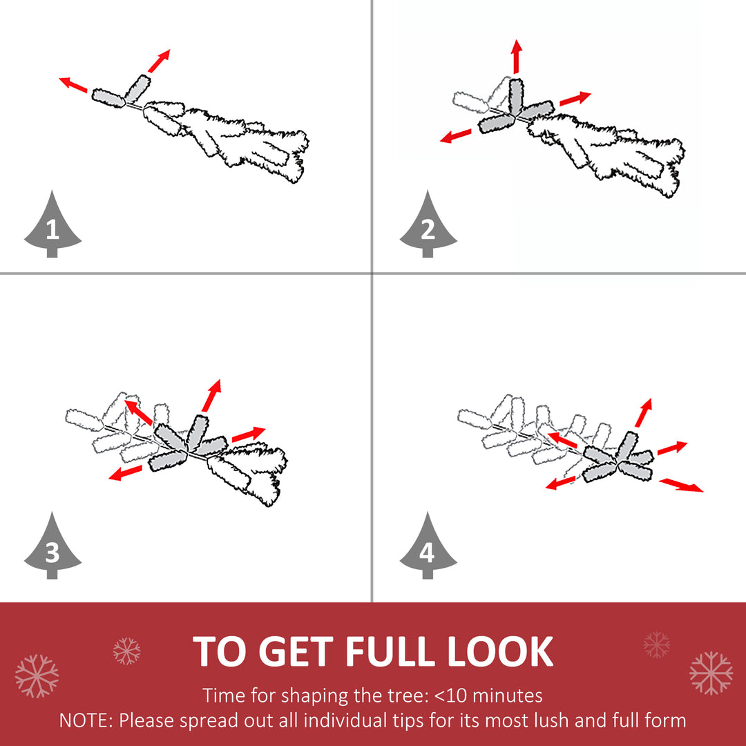 2pc 2.5ft Pre-lit Artificial Christmas Holiday Xmas Trees Outdoor w/ Pinecones, Berries - Green