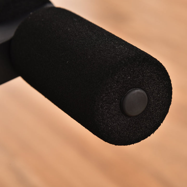 Adjustable Fitness Home Gym Equipment Workout Bench w/ Leg Development - Black and Blue