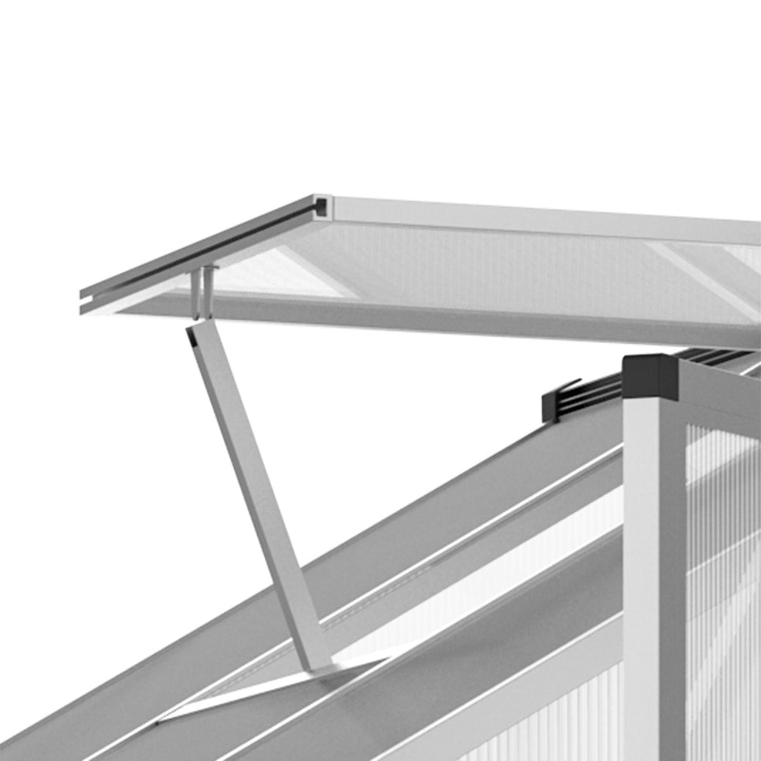 10' x 6’ Walk-In Hard-sided Cold Frame Greenhouse w/ Aluminum Frame for Outdoor Garden