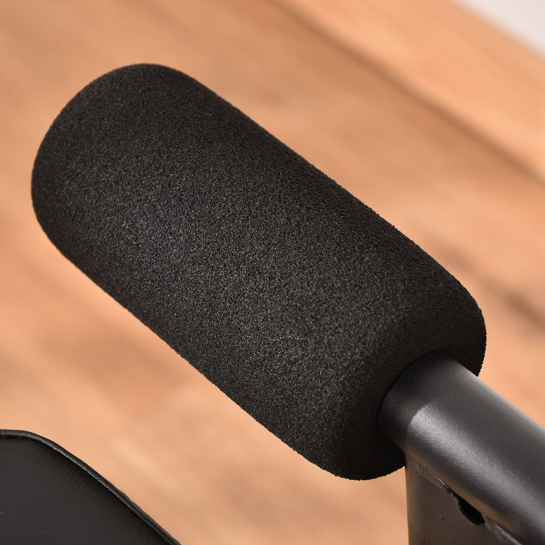 Multi-Use Full Body Calisthenics Stand for Home Gym w/ Pull-Up Bar and Bench Press - Black