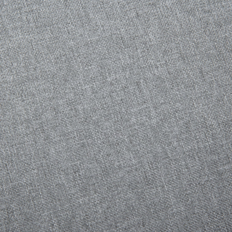 5pc L-Shape PE Rattan Wicker Steel Sectional Patio Furniture Set w/ Cushions for Garden - Grey