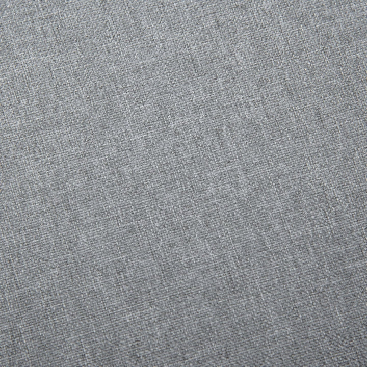 5pc L-Shape PE Rattan Wicker Steel Sectional Patio Furniture Set w/ Cushions for Garden - Grey