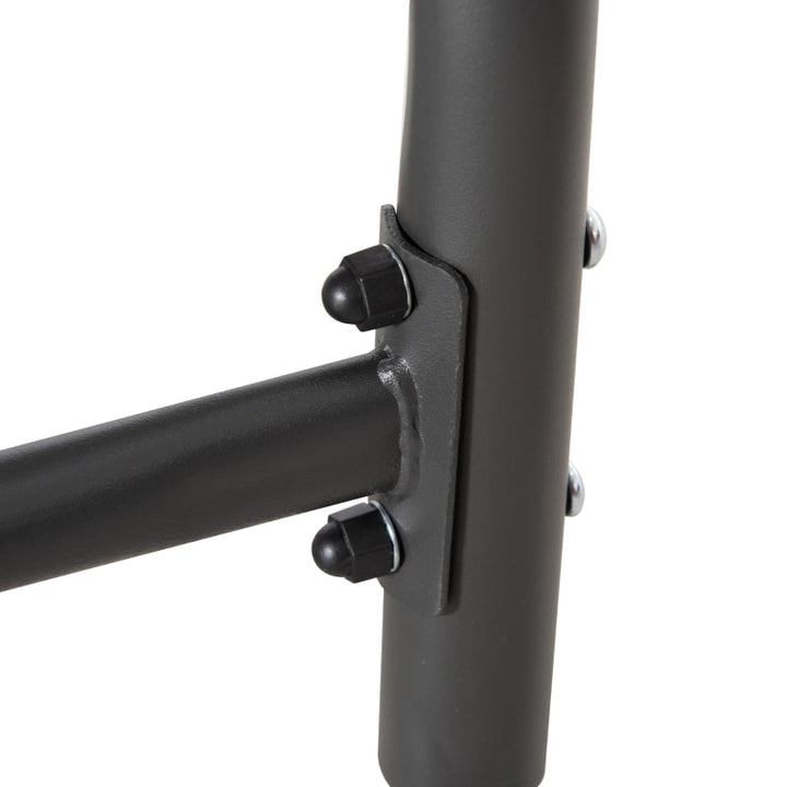 2 Seater PE Rattan Wicker Glider Porch Swing Rocking Bench Loveseat for Patio Deck Garden, Grey