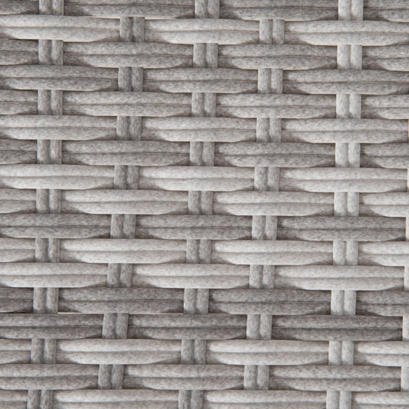 2 Seater PE Rattan Wicker Glider Porch Swing Rocking Bench Loveseat for Patio Deck Garden, Grey