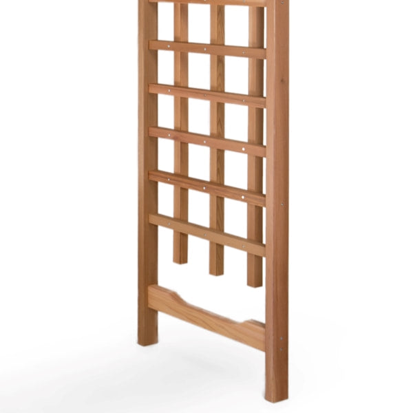 7.25'H x 6'W Canadian Made Garden Pagoda Wedding Arbor Pergola DIY Kit, Western Red Cedar Wood