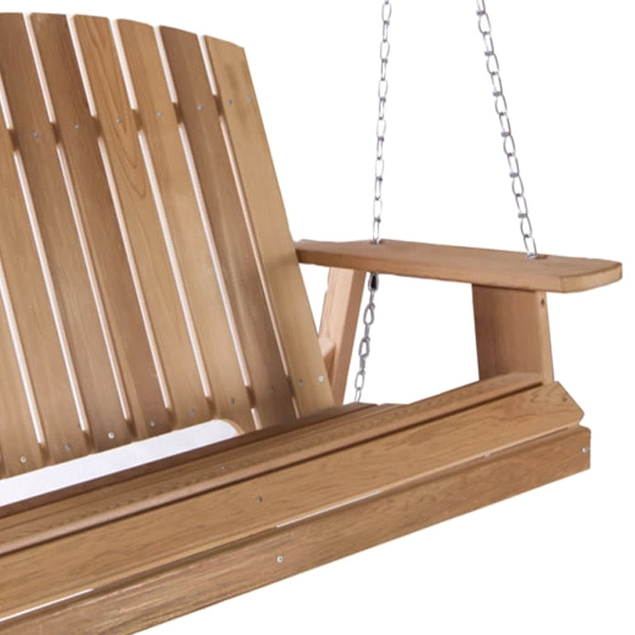 3.5ft Canadian Made Pergola Porch Swing Bench Seat DIY Kit Patio Garden, Western Red Cedar Wood