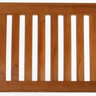 4ft Hand Made Porch Swing Bench Seat w Rope and Fittings for Patio Deck Garden, Solid Teak Wood