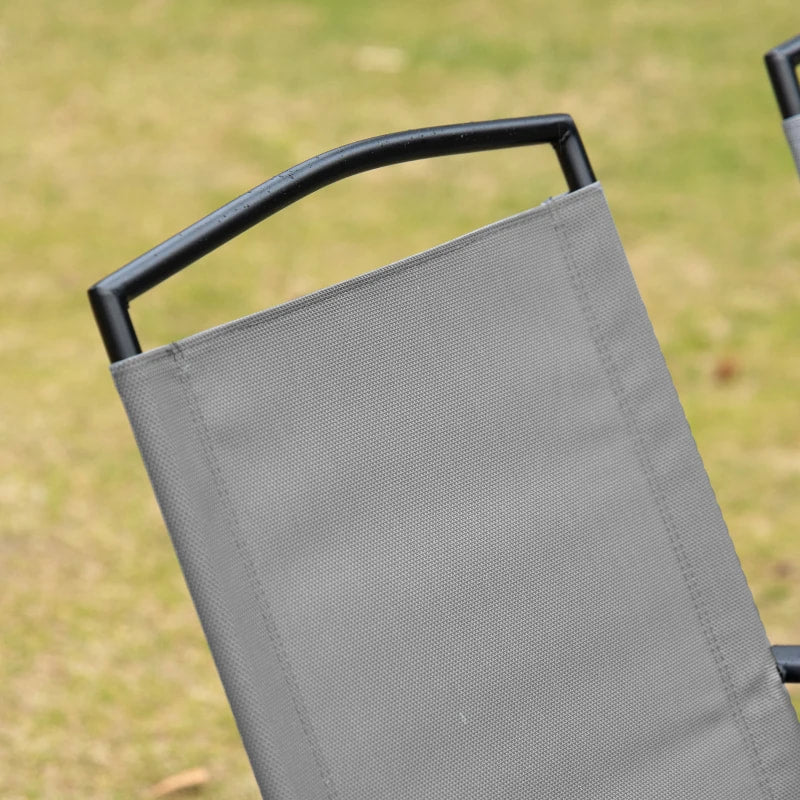 NEW 8pc Outdoor Dining Glass Table Set, 6 Folding Mesh Chairs, 7.5' Tilting Patio Umbrella, Grey