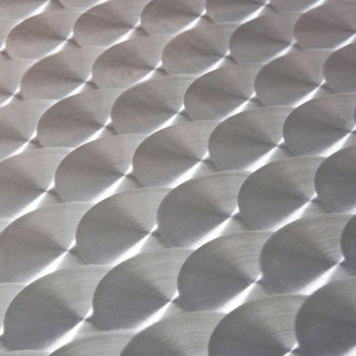 Aluminum High Top Bar Height Adjustable Pub Cafe Table for Indoor Outdoor Dining Patio, Chrome