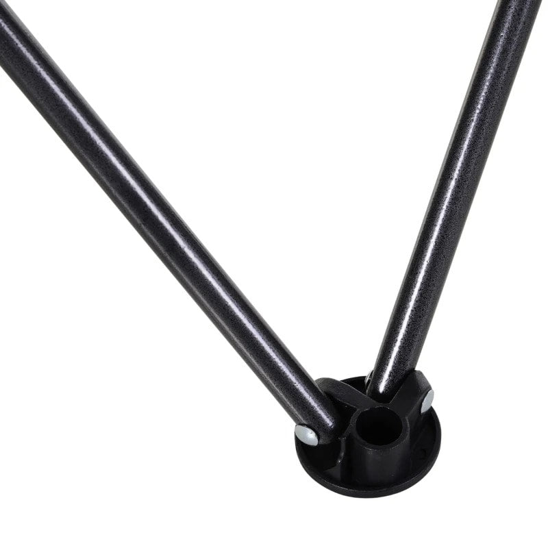 20.5" Portable Aluminum Picnic Camp Table Set w 4 Folding Chairs, Bag, Outdoor Dining BBQ, Blue