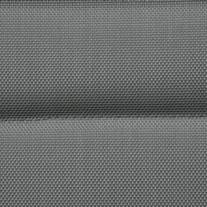 7pc Aluminum Outdoor Expandable Dining Table w 6 Stackable Chairs for Deck Garden Patio, Grey