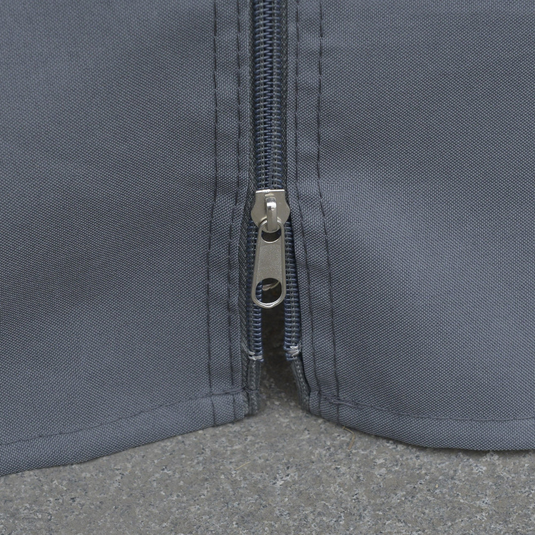 13' x 9.5' Sloped Aluminum PC Hardtop Gazebo Canopy Shelter w/ Curtains, UV Protection, Grey