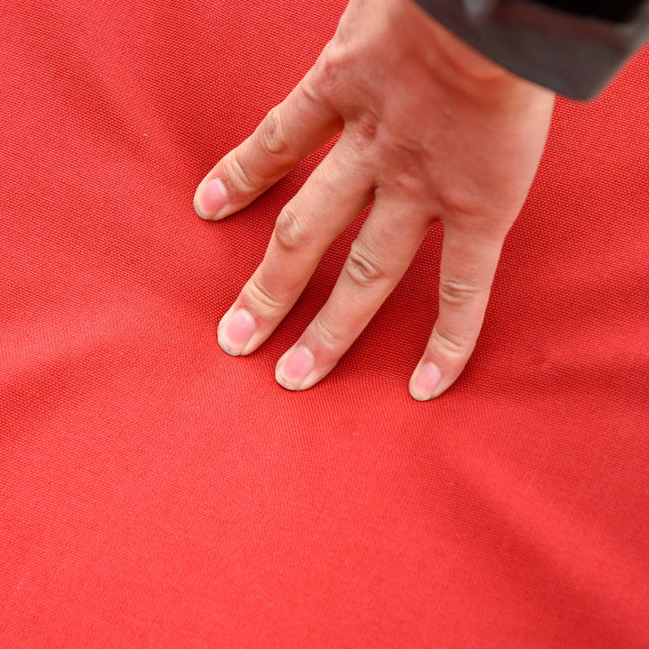 4pc PE Rattan Wicker Conversation Furniture Set w/ Table, Cushions, Outdoor Patio - Brown, Red