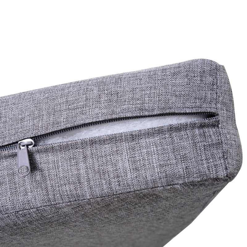 5pc Curved PE Rattan Wicker Sectional Conversation Furniture Set w Cushions Outdoor Patio, Grey