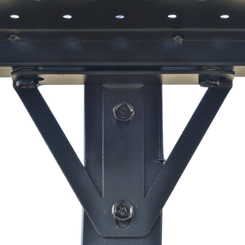 8' x 5' Aluminum Steel Gazebo Canopy Shelter w/ PC Hardtop Roof, Shelves for BBQ Grill - Black