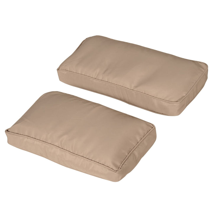 14pc Replacement Patio Cushion Covers Sectional Sofa Conversation Set for Deck Garden - Beige