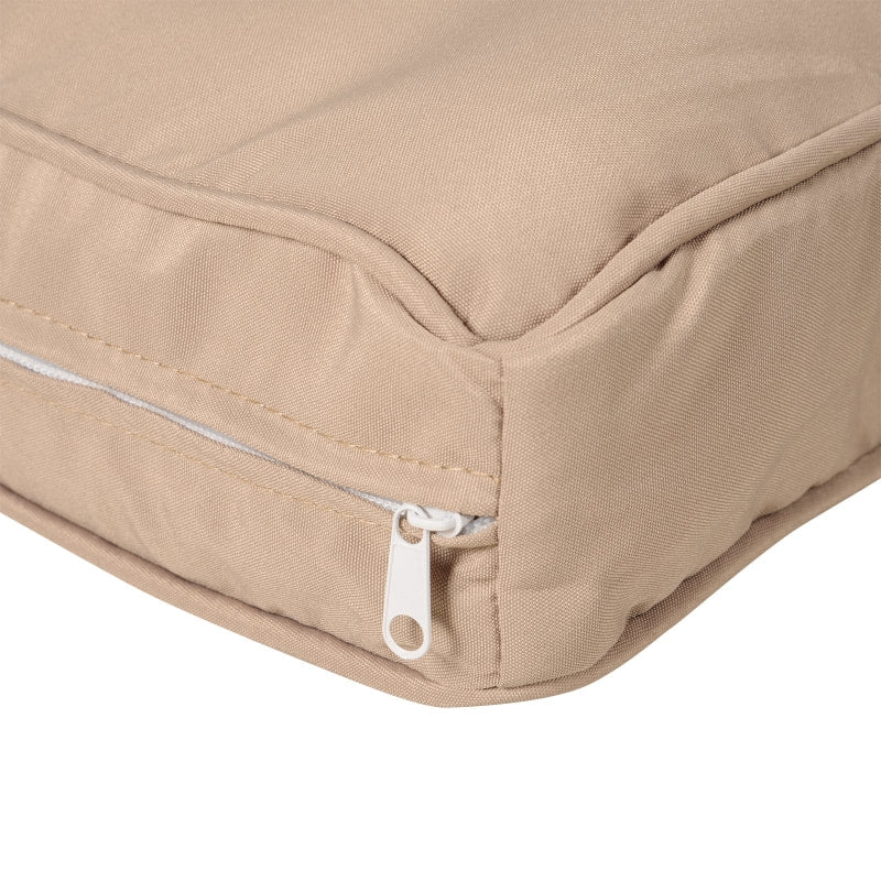 14pc Replacement Patio Cushion Covers Sectional Sofa Conversation Set for Deck Garden - Beige