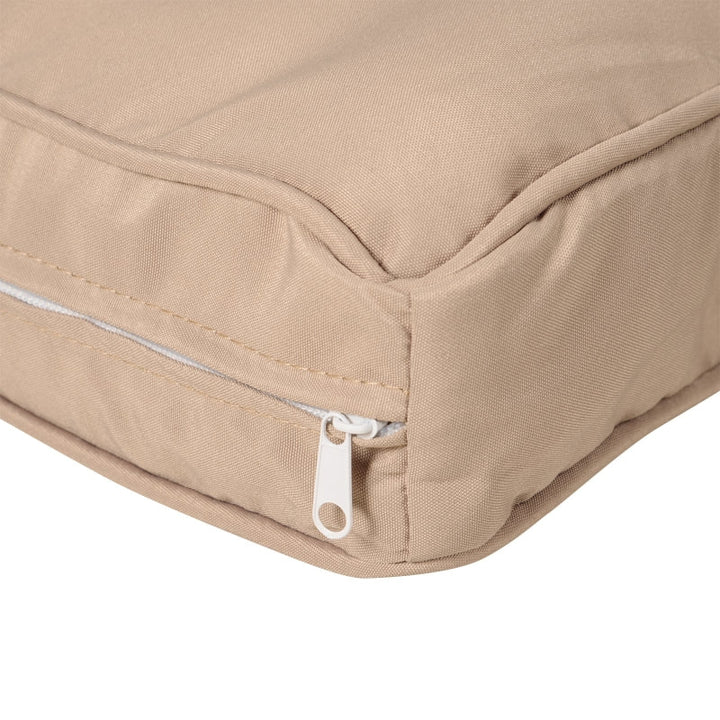 14pc Replacement Patio Cushion Covers Sectional Sofa Conversation Set for Deck Garden - Beige