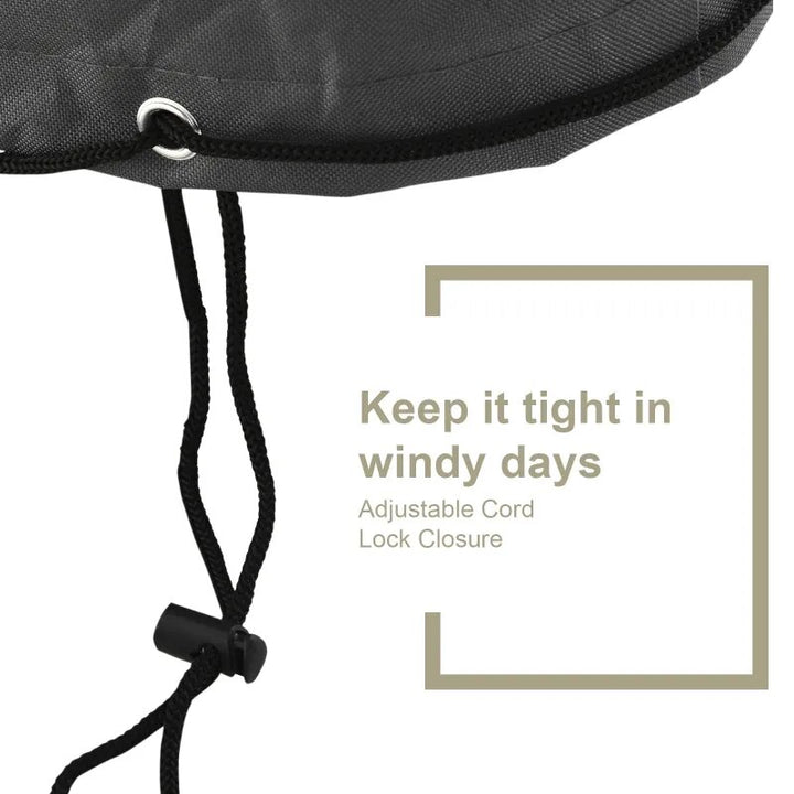 97L" x 65"W x 26"H Oxford Cloth Waterproof Outdoor Patio Furniture Set Cover PE Coated, Dk Grey