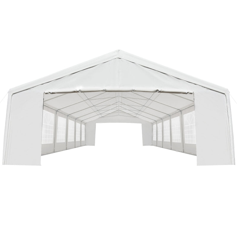 40' x 20' Deluxe Heavy Duty Outdoor Party Wedding Corporate Event Tent Gazebo Canopy - White