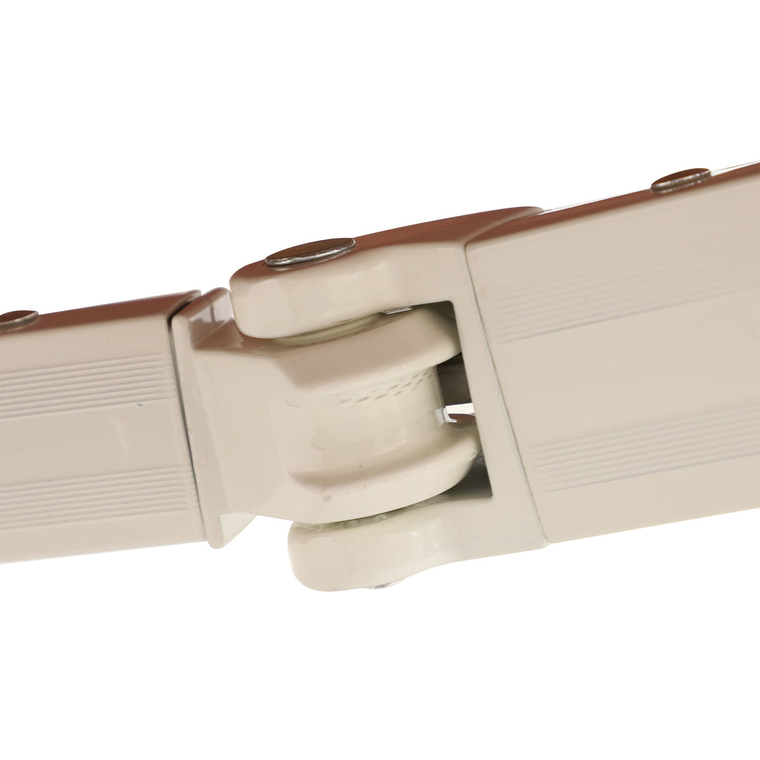 10 x 8 ft Manual Retractable Awning Sun Shade Canopy, Aluminum, Steel for Patio Deck - Coffee