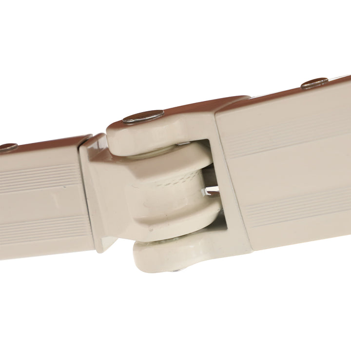 10 x 8 ft Manual Retractable Awning Sun Shade Canopy, Aluminum, Steel for Patio Deck - Coffee