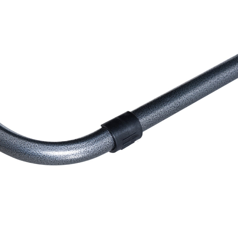 2-Way Folding Chaise Seat Flat Recliner Chair Sun Lounger Cot w Pillow, Beach Patio Deck, Black